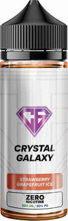 Crystal Galaxy Shortfill 100ml E - Liquid - Zero Nicotine with Strawberry Grapefruit Ice flavour