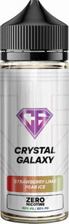 Crystal Galaxy Shortfill 100ml E - Liquid - Zero Nicotine with Strawberry Lime Paer Ice flavour