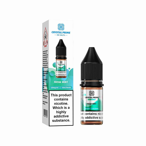 Crystal Prime 7000 Nic Salts 10ml Box of 10 - with Fresh Mint flavour