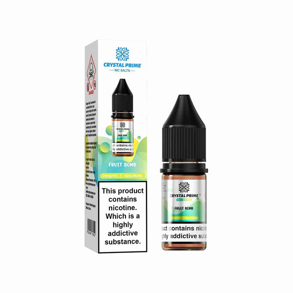 Crystal Prime 7000 Nic Salts 10ml Box of 10 - with Fruit Bomb flavour