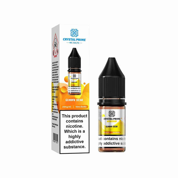 Crystal Prime 7000 Nic Salts 10ml Box of 10 - with Gummy Bear flavour