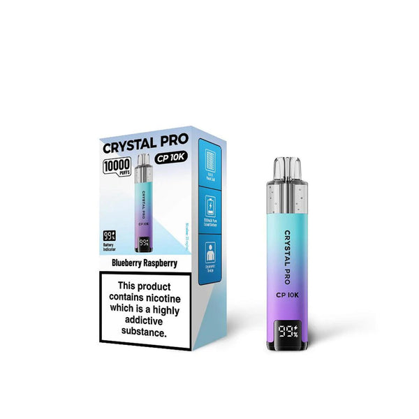 Blueberry Raspberry Flavour of The Crystal Pro 10000 (CP10K) Prefilled Pod Kit - Box of 5 at UK Vaper Wholesale