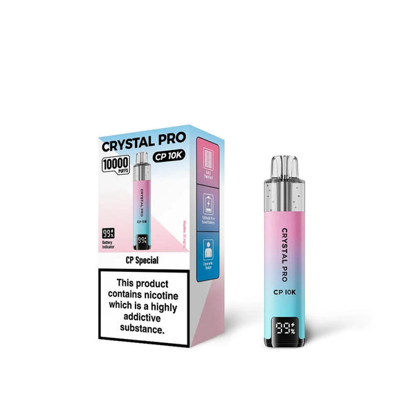 CP Special Flavour of The Crystal Pro 10000 (CP10K) Prefilled Pod Kit - Box of 5 at UK Vaper Wholesale