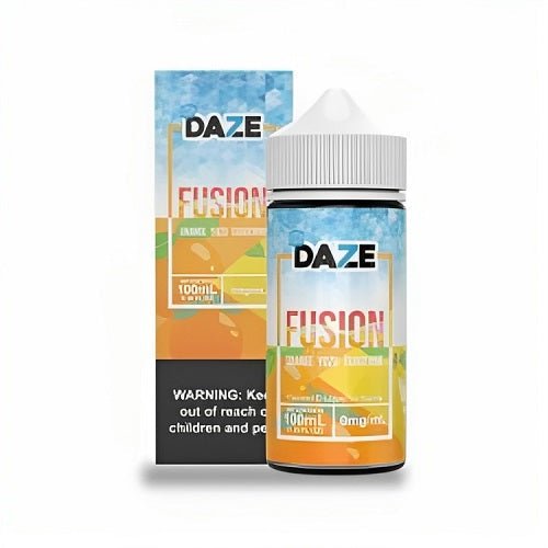 Daze Fusion 100ml Shortfill E Liquid, Orange Yuzu Tangerine Iced Flavour