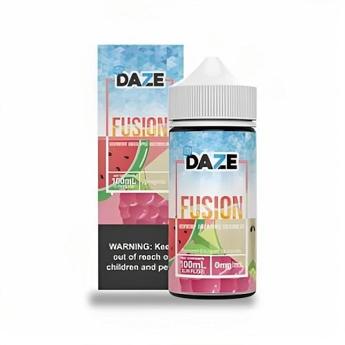 Daze Fusion 100ml Shortfill E Liquid, Raspberry Green Apple Watermelon Iced Flavour