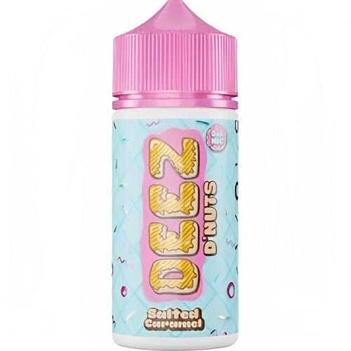 Deez D Nuts 100ml Shortfill E Liquid, Salted Caramel Flavour