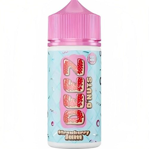 Deez D Nuts 100ml Shortfill E Liquid, Strawberry Jam Flavour