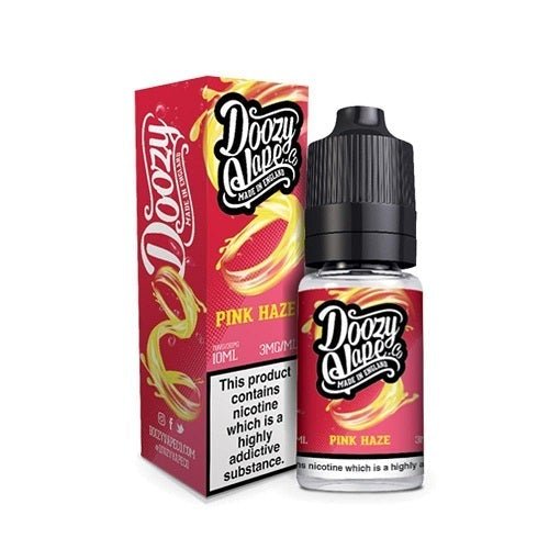 Doozy Vape 10ml E Liquid Pack of 10, Pink Haze Flavour