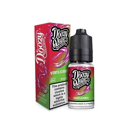 Doozy Vape 10ml E-Liquid Pack of 10, Verylicious Flavour