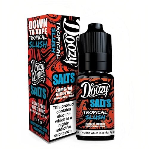 Doozy Vape Nic Salt 10ML Pack of 10 Available In Tropicel Slush Flavour
