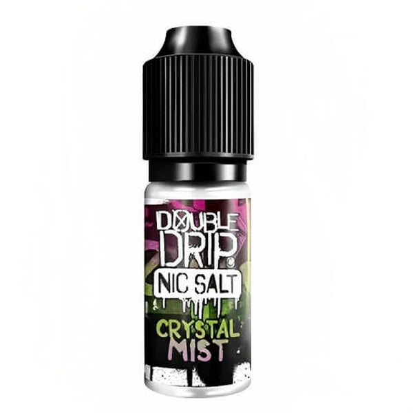 Double Drip Nic Salt 10ml Pack of 10 Available in Crystal Mist Flavour