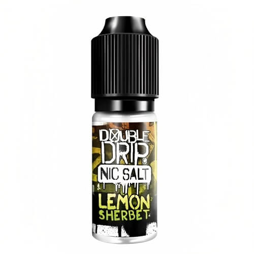 Double Drip Nic Salt 10ml Pack of 10 Available in Lemon Sherbet Flavour