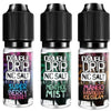 Double Drip Nic Salt 10ml Pack of 10 Available in Superberry Sherbet Menthol Mist Mango Raspberry Ice Cream Flavour