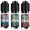 Double Drip Nic Salt 10ml Pack of 10 Available in Superberry Sherbet Menthol Mist Mango Raspberry Ice Cream Flavour
