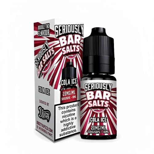 Dozzy Vape Seriously Bar Salt Nic Salt 10ml Pack of 10 Available in Cola Ice Flavour