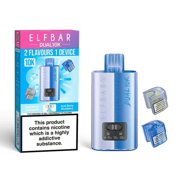 Image Of Elf B Dual 10k Prefilled Pod Vape kit - Box of 5