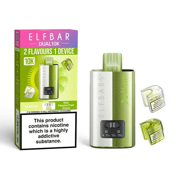 Image Of Elf B Dual 10k Prefilled Pod Vape kit - Box of 5