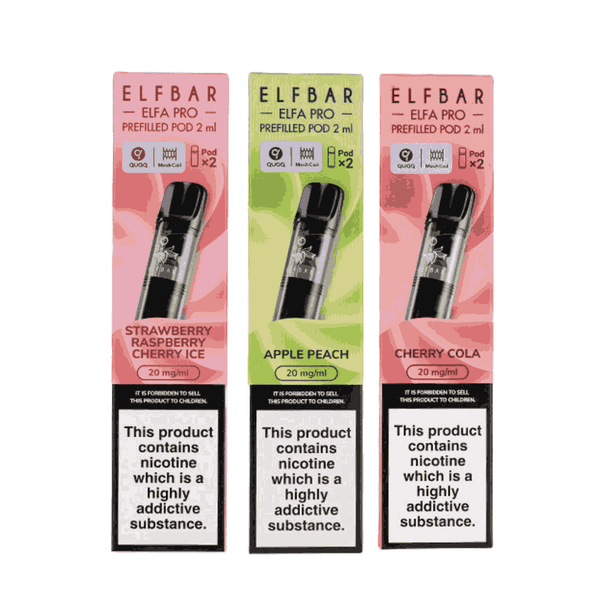 ELF BAR Elfa Pro Prefilled Pods 20 Mg Pack of 2- Wholesale!