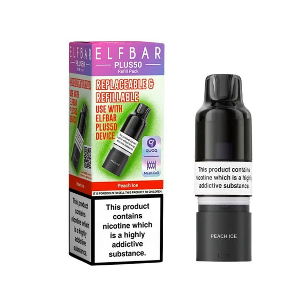 Elf Bar Plus 50 Refill Pods (Box of 5) - Wholesale Price !
