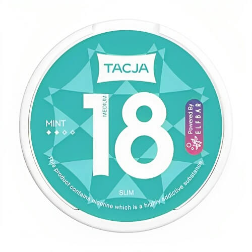 Elf Bar Tacja Nicopods Nicotine Pouches Pack of 10, Mint Flavour