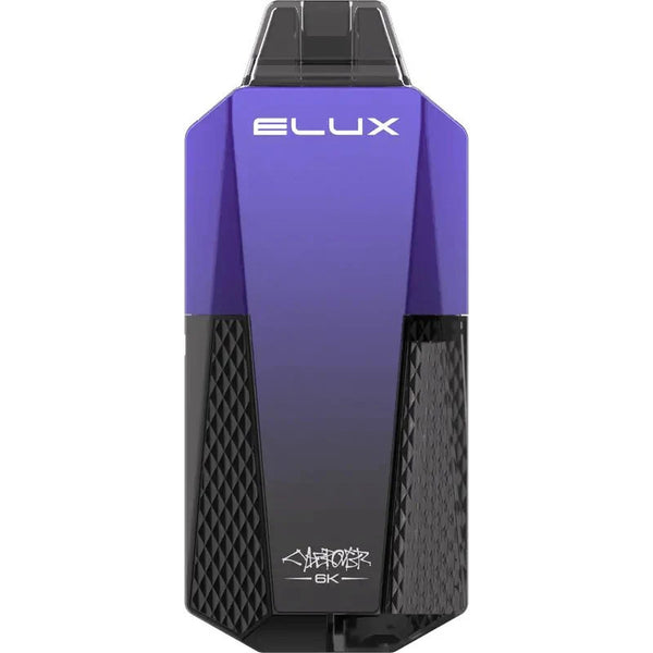 Elux Cyberover 6000 Prefilled Pod Vape - Box of 10 available in Blueberry Cherry Cranberry Flavour