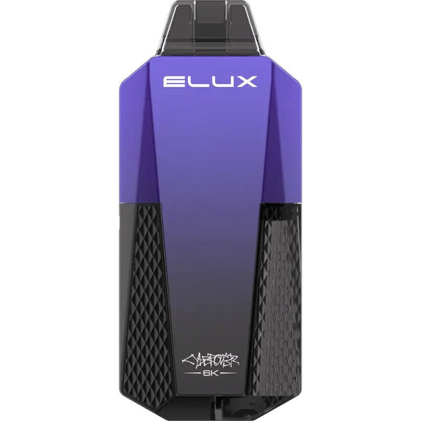 Elux Cyberover 6000 Prefilled Pod Vape - Box of 10available in Blueberry Sour Raspberry Flavour
