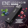 Elux ENE Legend 15k Puffs Prefilled Pod Kit - Box of 5 Available In Blueberry Cherry Cranberry Flavour