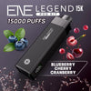 Elux ENE Legend 15k Puffs Prefilled Pod Kit - Box of 5 Available In Blueberry Cherry Cranberry Flavour