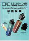 Elux ENE Legend 15k Puffs Prefilled Pod Kit - Box of 5 Available In Dual Flavour
