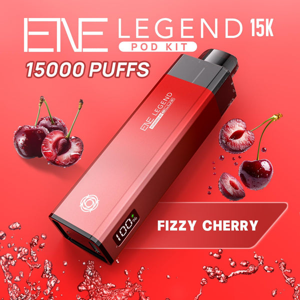 Elux ENE Legend 15k Puffs Prefilled Pod Kit - Box of 5 Available In Fizzy Cherry Flavour