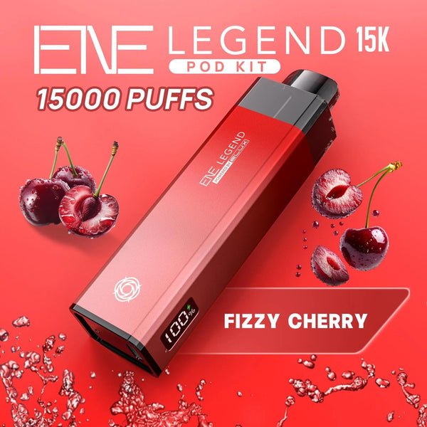 Elux ENE Legend 15k Puffs Prefilled Pod Kit - Box of 5 Available In Fizzy Cherry Flavour