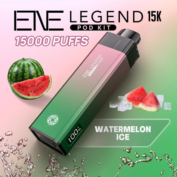 Elux ENE Legend 15k Puffs Prefilled Pod Kit - Box of 5 Available In Watermelon Ice Flavour