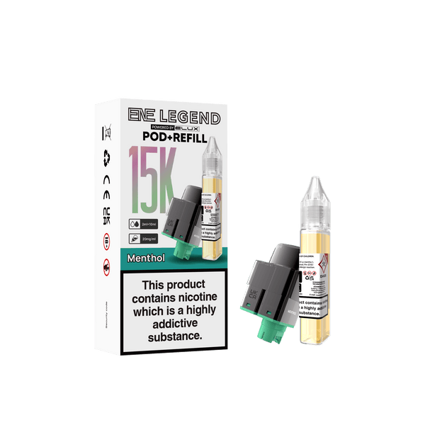 Elux ENE Legend 15k Replacement Pods Pack of 5 - Wholesale Price !