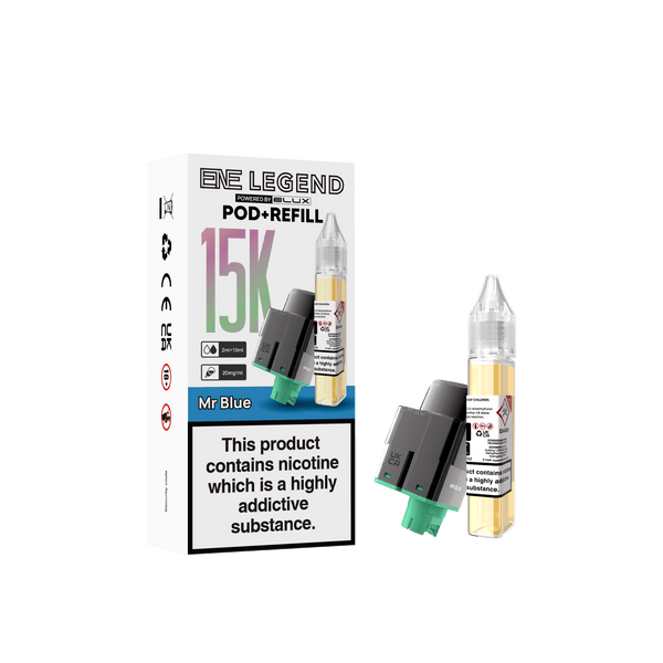 Elux ENE Legend 15k Replacement Pods Pack of 5 - Wholesale Price !