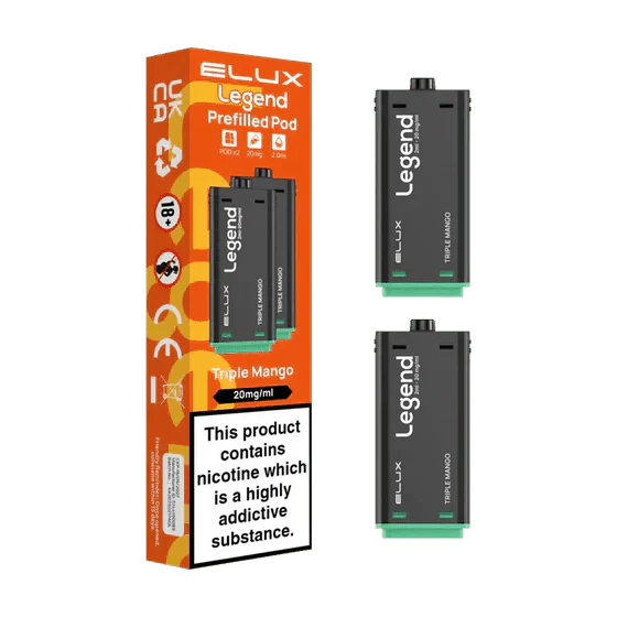 Elux Legend 1500 Replacement Pods Pack of 2 - Wholesale Price !