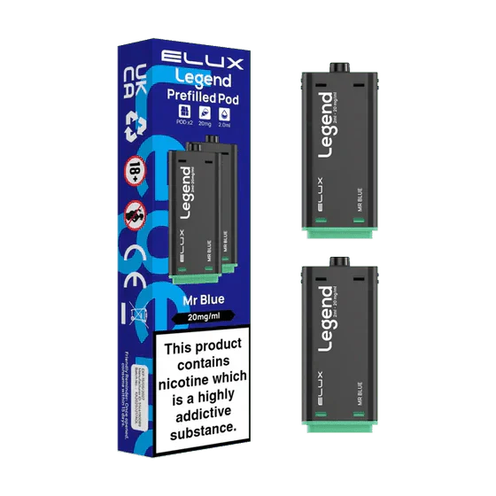 Elux Legend 1500 Replacement Pods Pack of 2 - Wholesale Price !
