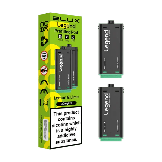 Elux Legend 1500 Replacement Pods Pack of 2 - Wholesale Price !