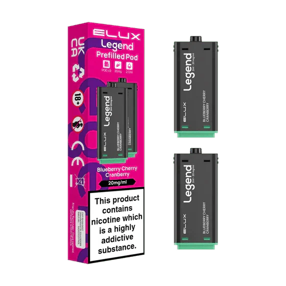 Elux Legend 1500 Replacement Pods Pack of 2 - Wholesale Price !