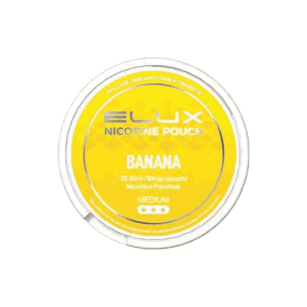 Elux Nicotine Pouch Pack of 10, Banana Flavour