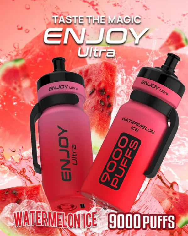 Flavours of Enjoy Ultra 9000 Box of 10 - Watermelon Ice