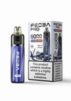 Feoba Pro 6000+ Disposbale Vape Box of 5 - with Blue Razz Cherry flavour