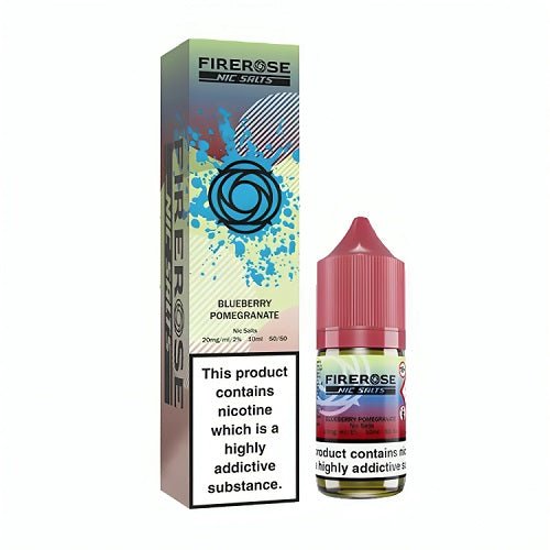 Firerose 5000 10ml Nic Salt E LiquidPack of 10, Blueberry Pomegranate Flavour