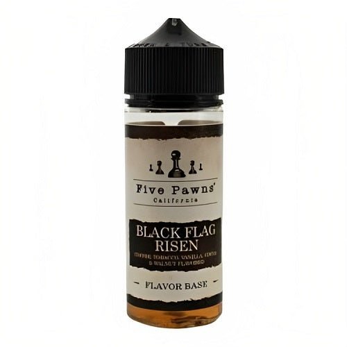 Five Pawns 100ml Shortfill E Liquid, Black Flag Risen Flavour