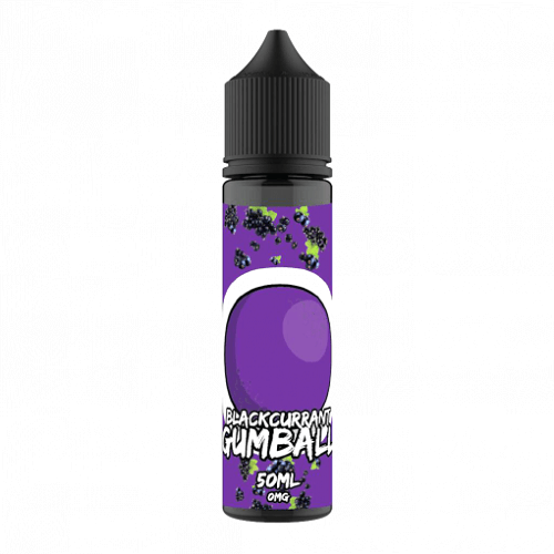 Gumball 50ml Shortfill E Liquid, Blackcurrant Gumball Flavour