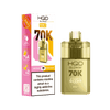Image Of HQD Glow Air 70k, 70000 Puffs Prefilled Vape kit - Box of 5 with Juicy Peach and Peach Mango flavour