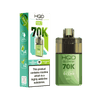 Image Of HQD Glow Air 70k, 70000 Puffs Prefilled Vape kit - Box of 5 with Strawberry kiwi and Kiwi Passionfruit Guava flavour