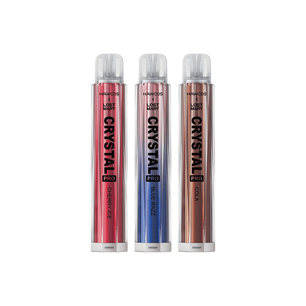 Hawcos x Lost Mary Crystal Pro 600 Prefilled Pod Kit | Box of 10 - Vapewholesalesupplier