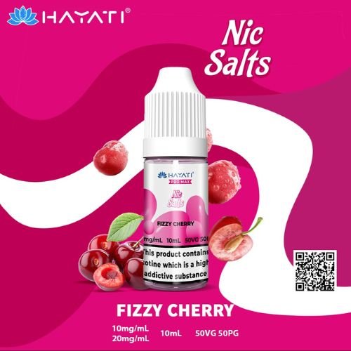 Hayati Pro Max Nic Salt 10ml - Box of 10 Available In Fizzy Cherry Flavour