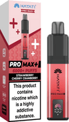 Hayati Pro Max Plus 6000 Vape Box of 5 - Flavour Strawberry Cherry Cranberry