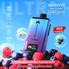 Hayati Pro Ultra Plus 25000 Prefilled Pod Kit Box of 5, Blackcurrant Cotton, Blue Raspberry Flavour